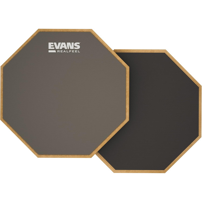 Evans RealFeel двосторонній тренувальний пад для барабанщиків, 6 дюймів, гума і неопрен