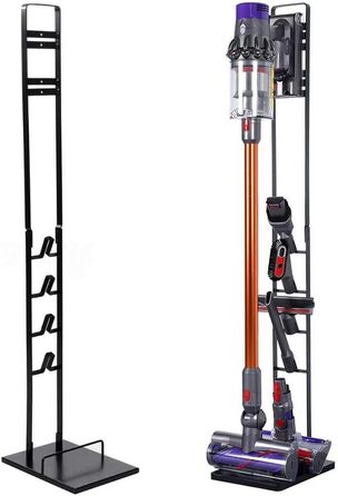 Підставка для пилососів Dyson – органайзер та кріплення для Dyson Gen5, V15s, V15, V12 Slim, V11, V10, V8, V7, V6, DC30, DC35 (чорний)