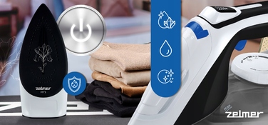 Парова праска Zelmer Irys ZIR3100 3000Вт, 0,4 л, керамічна підошва