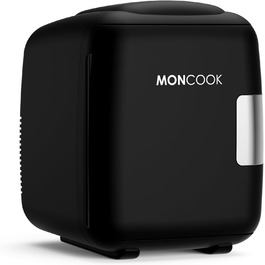 Mini-холодильник MONCOOK для спальні: компактний, портативний, тихий. Охлаждення та підігрів, ідеально для дому, офісу, авто, подорожей. Білий (14L)