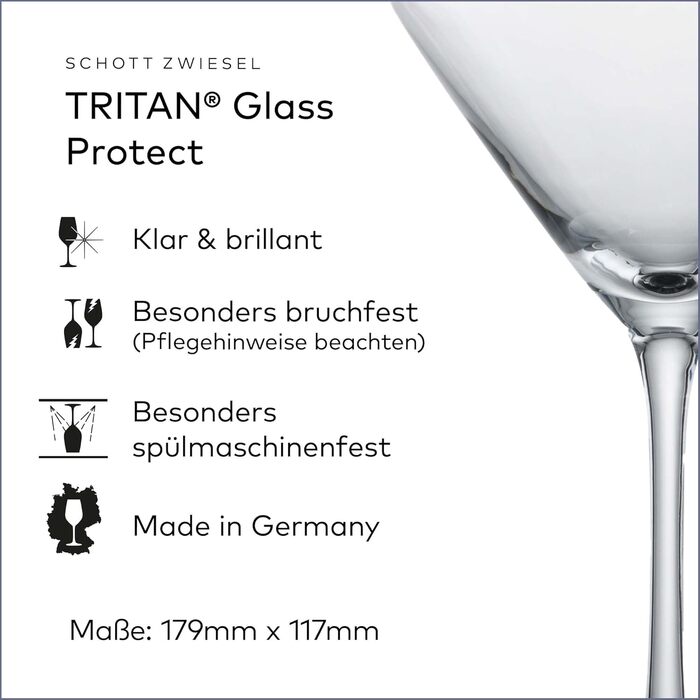 Бокали для Мартіні SCHOTT ZWIESEL Classico, набір 6 шт., кришталь Tritan, Німеччина