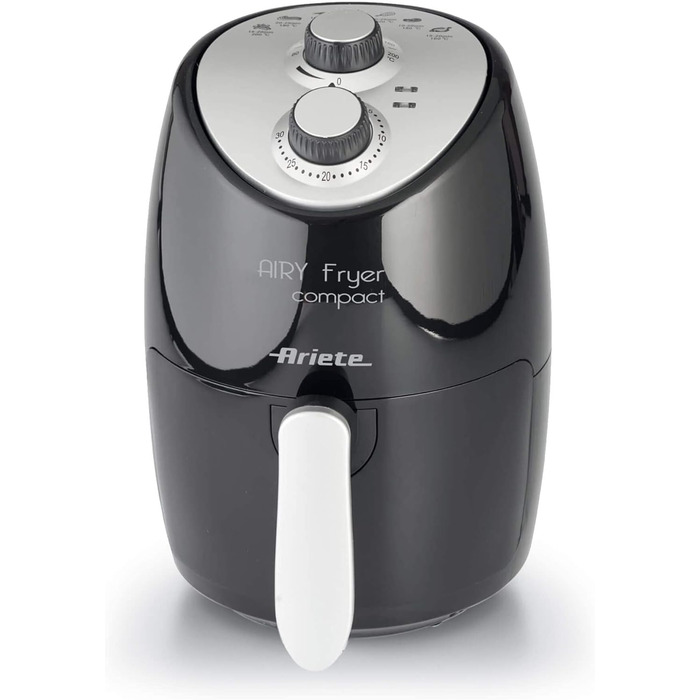 Аерофритюрниця Ariete 4617 Airy Fryer Compact, 2 л, 1000 Вт, до 200°C, чорна