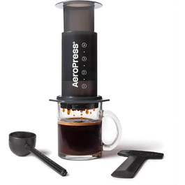 AeroPress Original: портативна кавомашина для еспресо та кави, сірий колір, стандартна комплектація