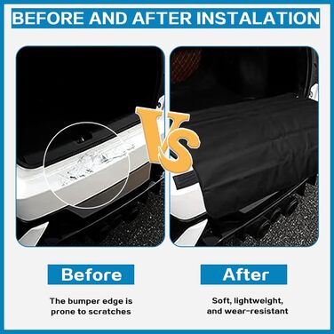 Захист для багажника автомобіля від бруду та подряпин для собак, 80x64 см, чорний. Вологостійкий, стійкий до розривів. Килимок для транспортування собак та багажу.