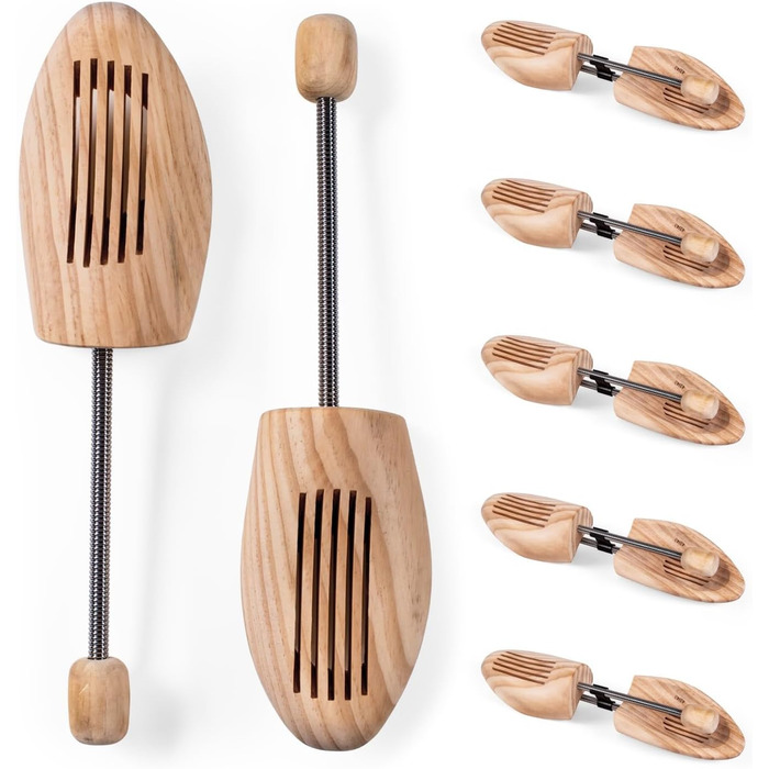 Blumtal Shoe Stretcher for Women and Men - Shoe Expander as Crease and Fold Protector made of Solid Wood, Breathable, Various Sizes, Also for Boots or Sneakers