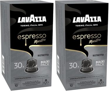 Кава Lavazza Espresso Maestro у капсулах для Nespresso Original, 100 шт, з нотками какао та карамелі, інтенсивність 8/13, темне обсмаження