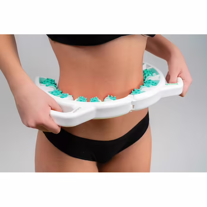 TESMED CELLULITE Manual Anti-Cellulite Massager, Made in Italy, patented, with mechanical triple action and rollers that lift, compress, and stretch the skin, thighs and buttocks