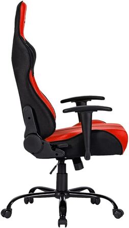 Ігрове крісло Newskill Horus Zephyr, ергономічне, тканинне, нахил 180°, 9 кольорів, червоне