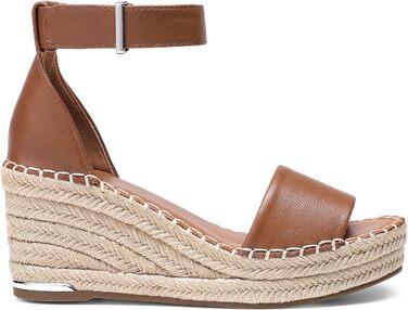 Босоніжки жіночі DREAM PAIRS на танкетці Espadrilles з ремінцем на щиколотку, коричневі (36.5 EU)