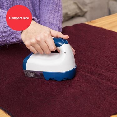 Електричний видалення ворсу Solac | 3 рівні стрижки | Знімний контейнер | Портативний | Лезьє з нержавіючої сталі | Зарядний пристрій або батарейки | Широкий ріжучий насадка | Автоматична стрижка