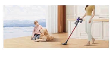 Вертикальний пилосос Laresar V8 (Elite 8), червоний