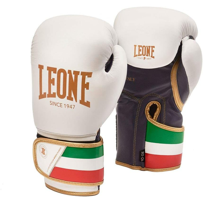 Боксерські рукавички Leone 1947 GN039 білі, 14 Oz, унісекс