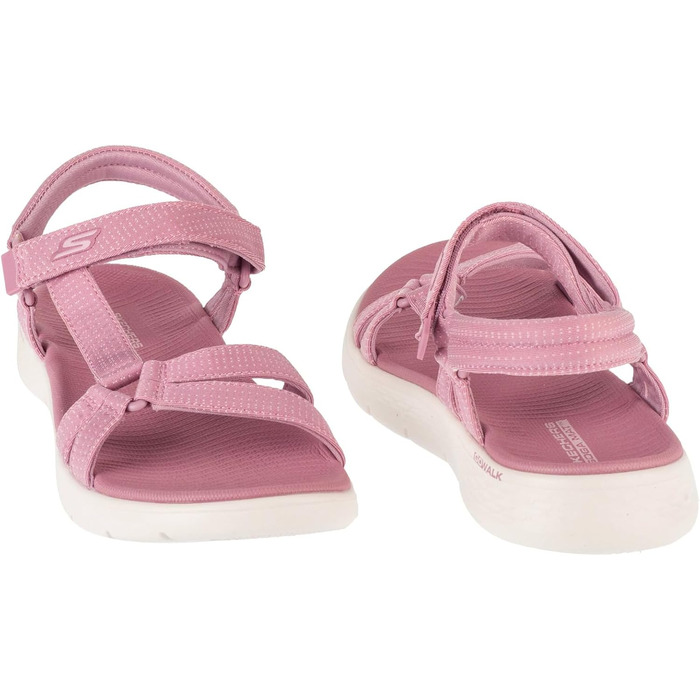 Сандалі Skechers Go Walk Flex жіночі, текстиль, 39 EU, ніжно-ліловий