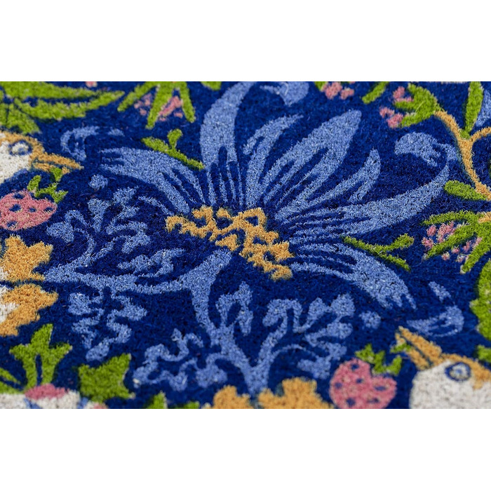 Entryways Victoria and Albert Museum Strawberry Thief Coir Doormat, Coconut Fiber, Multi, 45 x 75