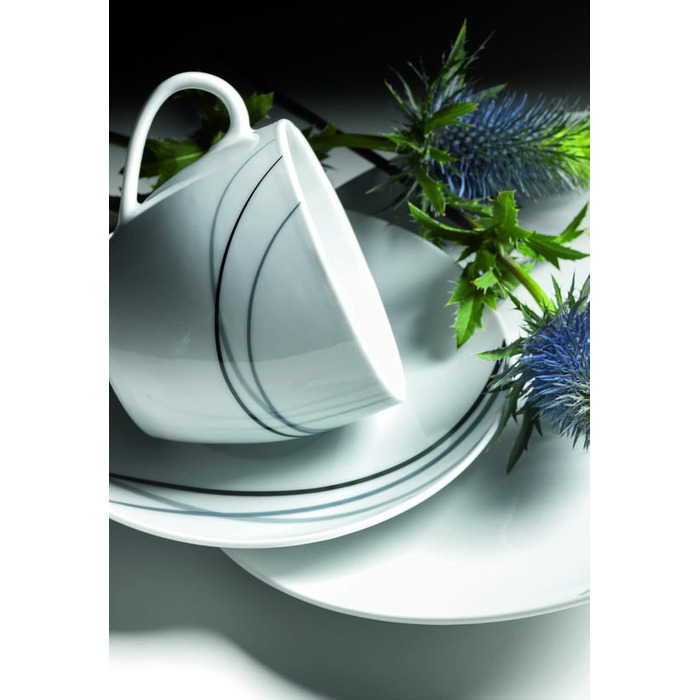 Набір посуду Maser Kombiservice, порцеляна TAJO, білий, 40 x 60 x 40 см (кавовий сервіс на 18 осіб)