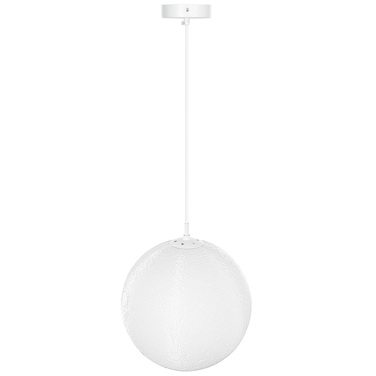 HOMCOM 3D Moon Pendant Lamp Hanging Light with APP Control, Music Moon Lamp Ceiling Lamp with CCT and RGB Color Changing for Kitchen, Dining Room, Cream White | Aosom