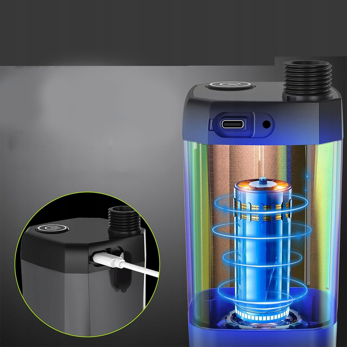 Бездротовий кемпінговий душ з акумулятором 6000 мАг та LCD-дисплеєм