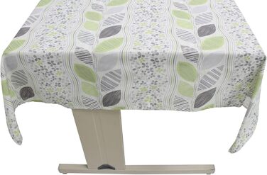 Large outdoor tablecloth, 240 cm long, stain-resistant, weatherproof for outdoor use, for garden, balcony & terrace, garden table cover … (135x240 cm)