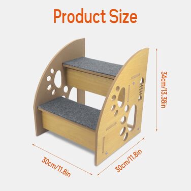 Сходинки для собак, антиковзаюча рамка для дивана, сходинки для собак та котів, 30 см, для дивана, ліжка