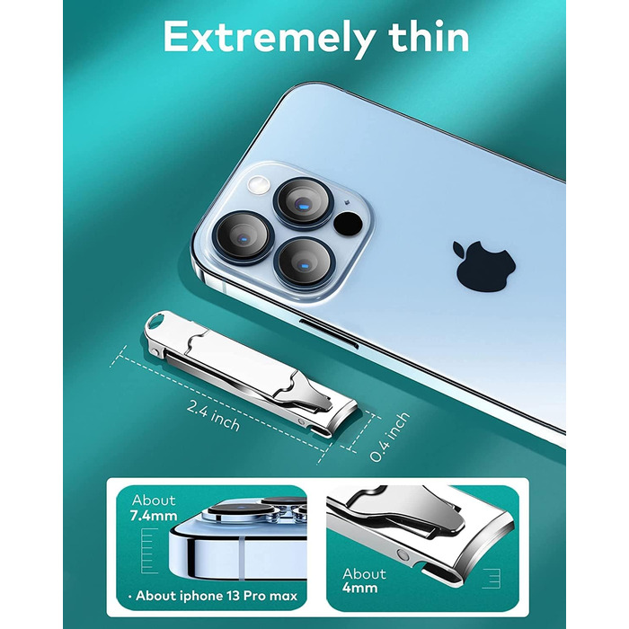 Ножиці для нігтів MR.GREEN складні, медична нержавіюча сталь, ультратонкі дорожні, компактні