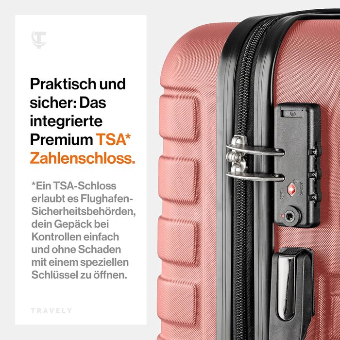 Чемодан Trevey з полікарбонату, 67 см, 60 л, зелений. Міцний валіза з TSA замком, для ручної поклажі (55x35x25 см).