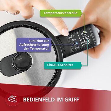 Електричний чайник MPM MCZ-120 1.5L з подвійними стінками, регулюванням температури 40–100°C, нержавіюча сталь, 2200W, тихий, швидкий, сенсорні кнопки, легкий та елегантний, білий (прозорий)