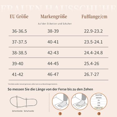 Жіночі халапи Litfun: теплі плюшеві тапочки з замшею та меморі-піною, з штучним хутром, для дому та вулиці, 38/38.5 EU, колір каштановий