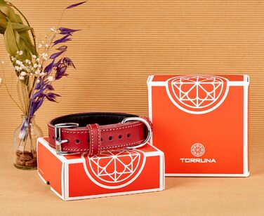 Нашийник для собак з м'якої шкіри, міцний та довговічний. Підходить для собак маленьких, середніх та великих порід. Розмір: 28-36 см (Червоний)