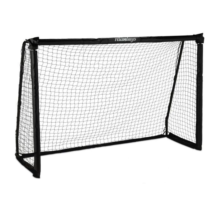 Relaxdays Black Football Goal 120 x 180 cm