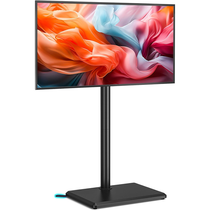 Підставка для телевізора TVON: регульована, поворотна, для діагоналей 32-55 дюймів, VESA 400x400, до 40 кг, чорний