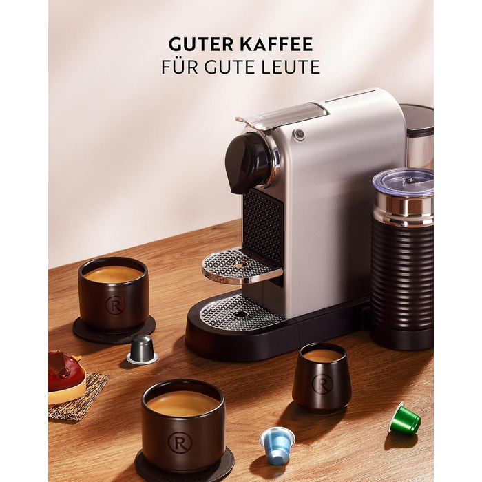 Капсули кави ROSSO CAFFÈ Nespresso, 60 шт., 6 сортів преміум еспресо, сумісність з Nespresso, капсули з алюмінію