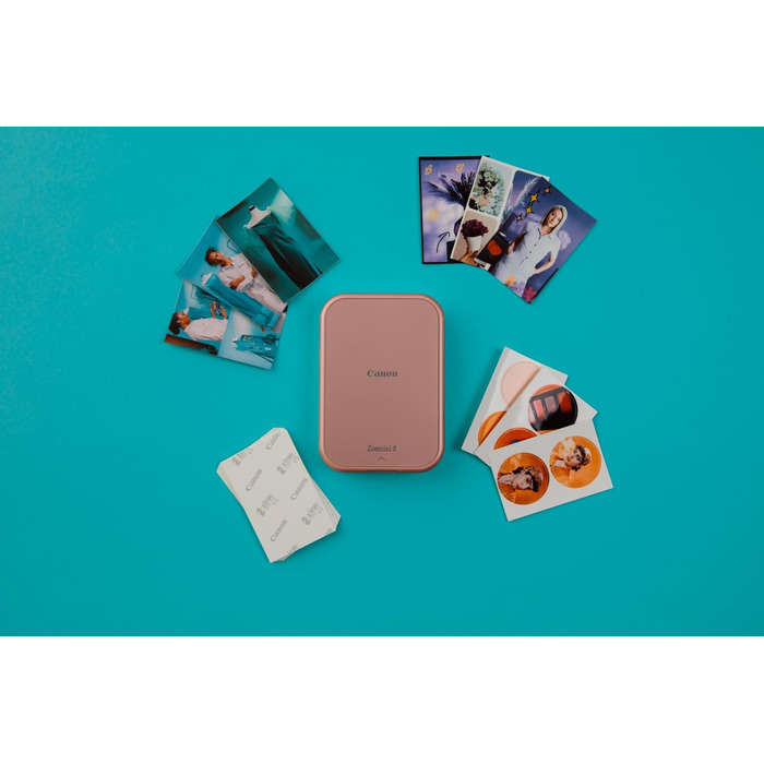 Canon Zoemini 2: Портативний фотодрук Bluetooth 5.0 (Рожеве золото)