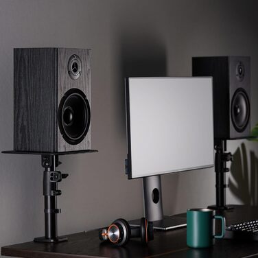 Підставка для динаміків Drall 2 шт. - регульована, чорна (BH7BA)