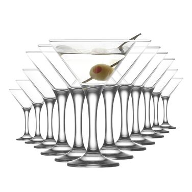 Набір келихів Мартіні 6 шт. 175 мл, келихи Cosmopolitan, келихи для коктейлів, келихи для вечірок (без свинцю, придатні для миття в посудомийній машині)