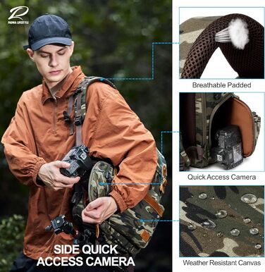 Рюкзак для фотокамери Padwa Lifestyle з Memory Canvas, 16