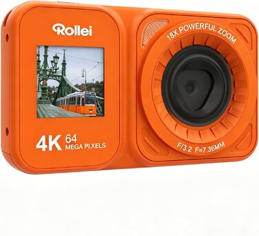 Штатив для камери Rollei, чорний, 171.5 см, компактний тринога з кульовим головкою, сумкою та функцією монопода, сумісний з Arca Swiss для DSLR