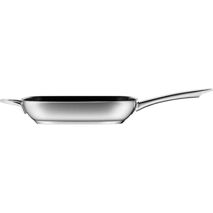 WMF Durado Grill Pan Induction, grilled, 28x28 cm, Induction Steak Pan, Cromargan stainless steel coated, ceramic coating, oven-safe