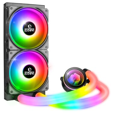 Система водяного охолодження EMPIRE GAMING Guardian G-V20 AIO для ПК - 240 мм, RGB, Intel/AMD