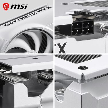 Відеокарта MSI GeForce RTX 5060 Ti VENTUS 2X OC WHITE 8GB GDDR7, PCIe 5.0