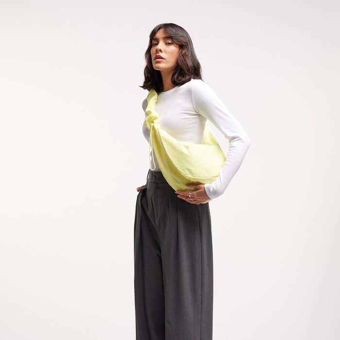Сумка-бананка GOT BAG Moon Bag Sea Lemon – Водонепроникна кросбоді сумка через плече, регульований ремінець, хвилястий дизайн