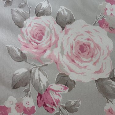 Комплект постільної білизни Catherine Lansfield Canterbury Floral, сірий, односпальний (90x200 см), з наволочкою