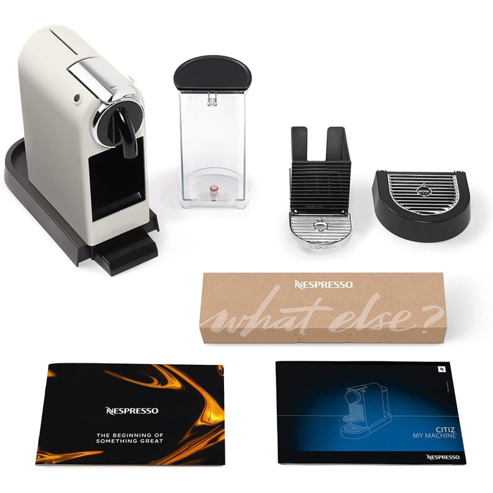 Кавомашина Nespresso Citiz EN167.W, кремово-білий колір, 1260W, без Aeroccino