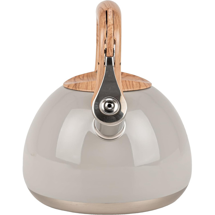 Електричний чайник Karl Hausmann 3L з автоматичним свистком, з нержавіючої сталі для Induktion, Gas та Electric плит