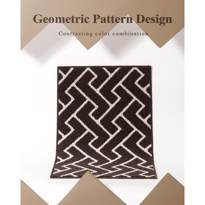 Килимок для дому Black 50x80 см, вологостійкий, антиковзаючий. Підходить для входу, коридору, саду, дому та тварин.