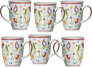 Ritzenhoff & Breker Doppio Shanti 30-Piece Porcelain Coffee Mug Set