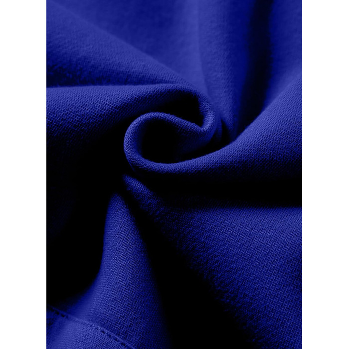 Чоловічий зимовий худі JMIERR — теплий бавовняний світшот з капюшоном та кишенями, синій, розмір L