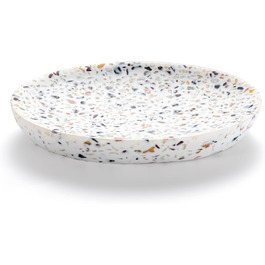 Підставка для мила Luxspire з кераміки, антиковзаюча, білий мармур, для ванної кімнати, душу та кухні