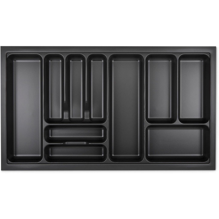 Вставка для столових приборів KÖNIG Lavagrau з перловою структурою для SO-Box, Blum Tandembox і ModernBox, для корпусу 819x473 мм (ширина 90 см)