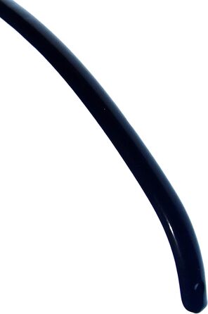 Hagspiel 10-Piece Set of Metal Clothes Hangers, Non-Slip Coated, Black for Women, Length 40 cm