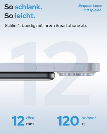 Powerbank TRKOY MagSafe 5000mAh з бездротовою зарядкою та USB-C, сірий колір, для iPhone 17/16/15/14/13/12